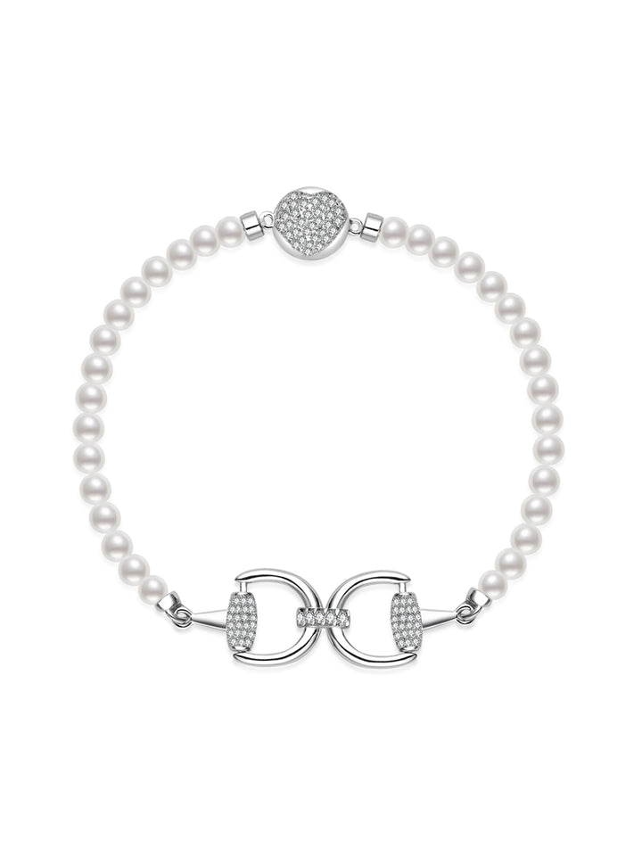 Gelang Mutiara Air Tawar Lustre Teratas WB00318 | HORSE
