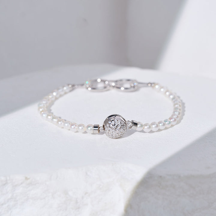 Bracelet de perles d'eau douce Top Lustre WB00318|HORSE