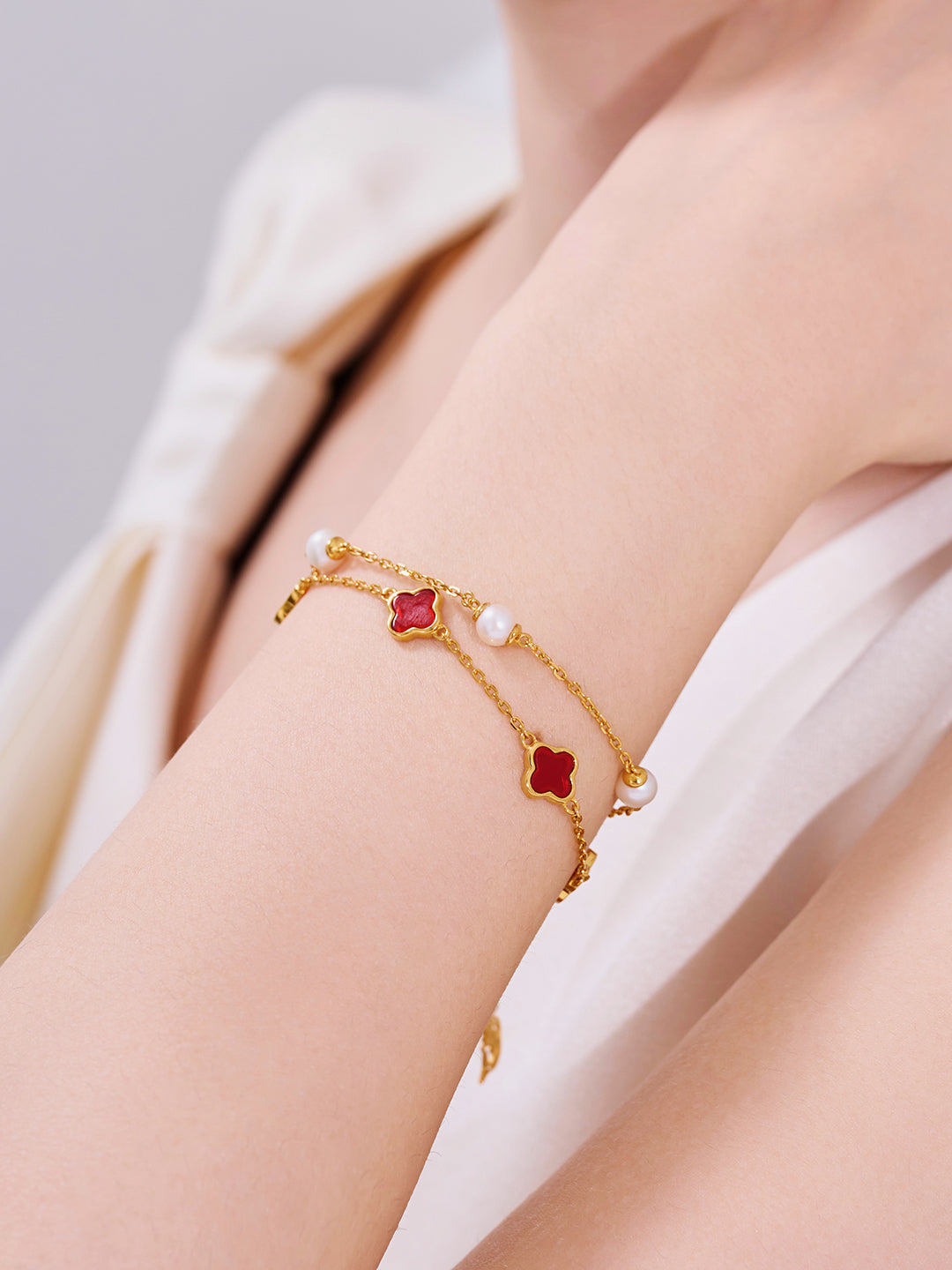 Gelang Mutiara Air Tawar WB00320 | INDAH MOTHER OF PEARL