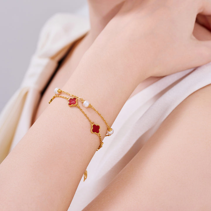 Gelang Mutiara Air Tawar WB00320 | INDAH MOTHER OF PEARL