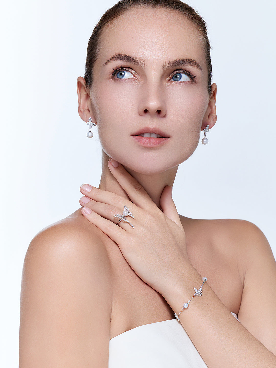 Elegantes Perlenarmband WB00329 | BUTTERFLY