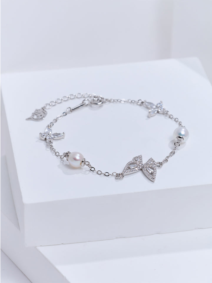 Elegantes Perlenarmband WB00329 | BUTTERFLY