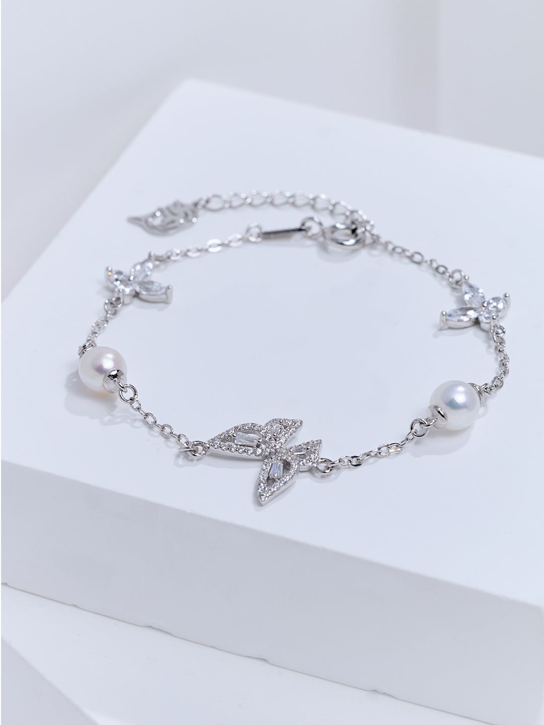 Elegantes Perlenarmband WB00329 | BUTTERFLY