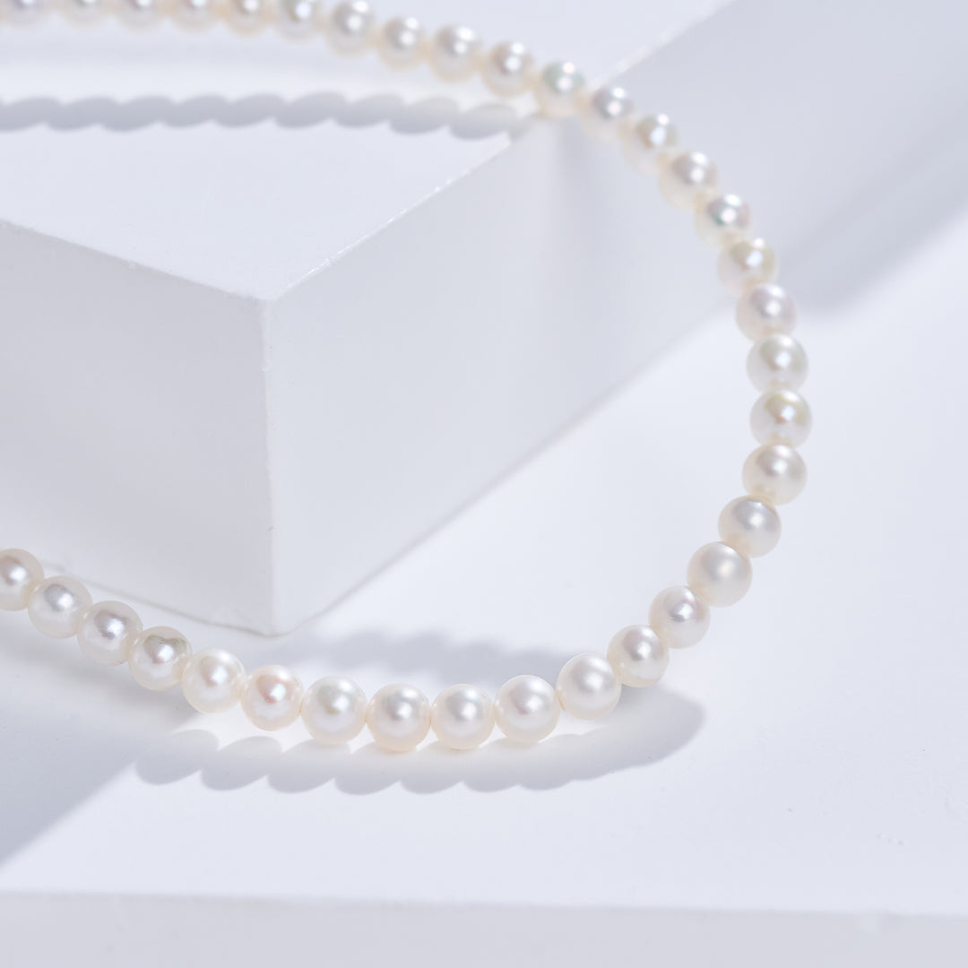 سوار لؤلؤ مائي لامع فاخر WB00331 | ريبون