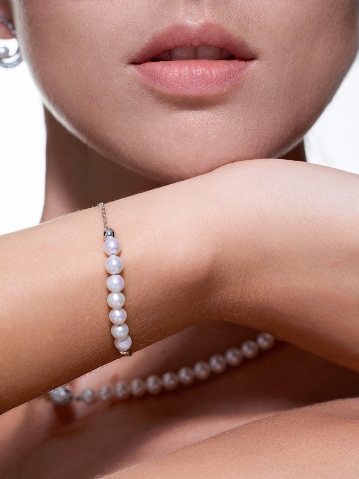 Armband mit Süßwasserperlen in Top-Qualität WB00340 | RHYTHM