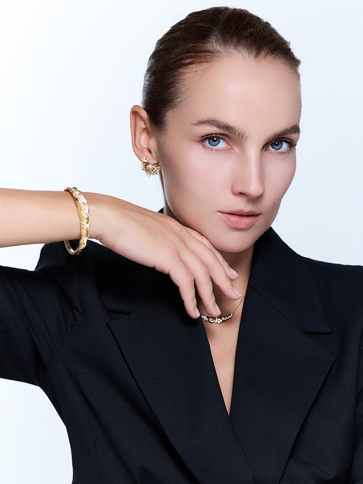Perlenarmband aus Süßwasser in Top-Qualität WB00350 | LADY BOSS