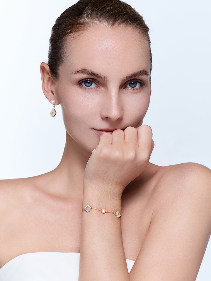 Elegant Freshwater Pearl Bracelet WB00351 | PERANAKAN