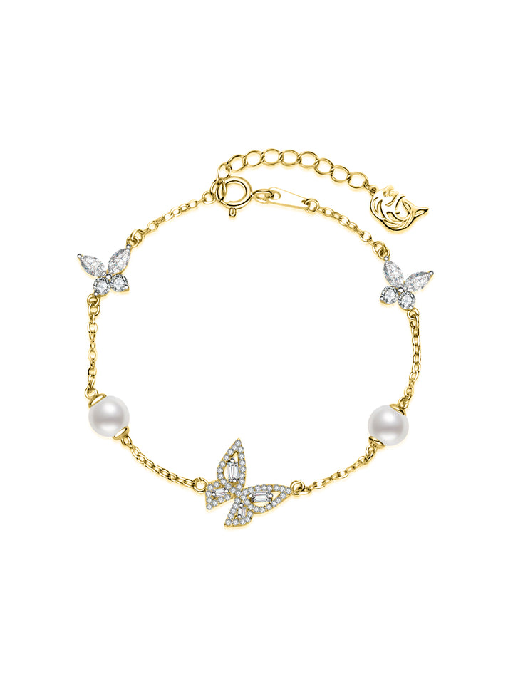 Elegantes Perlenarmband WB00352 | BUTTERFLY