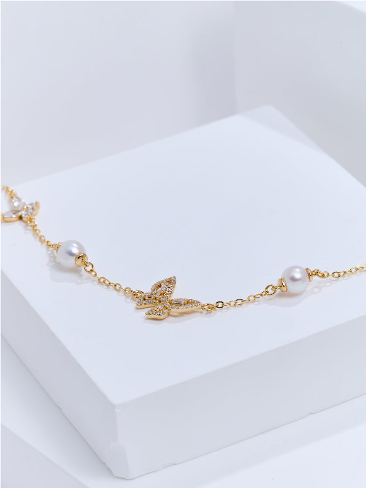 Elegantes Perlenarmband WB00352 | BUTTERFLY
