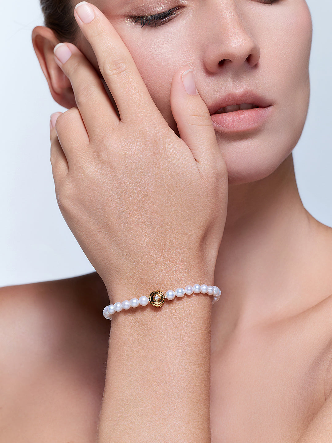 Gelang Mutiara Air Tawar Anggun WB00353
