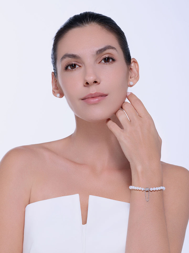 Elegant Freshwater Pearl Bracelet WB00357