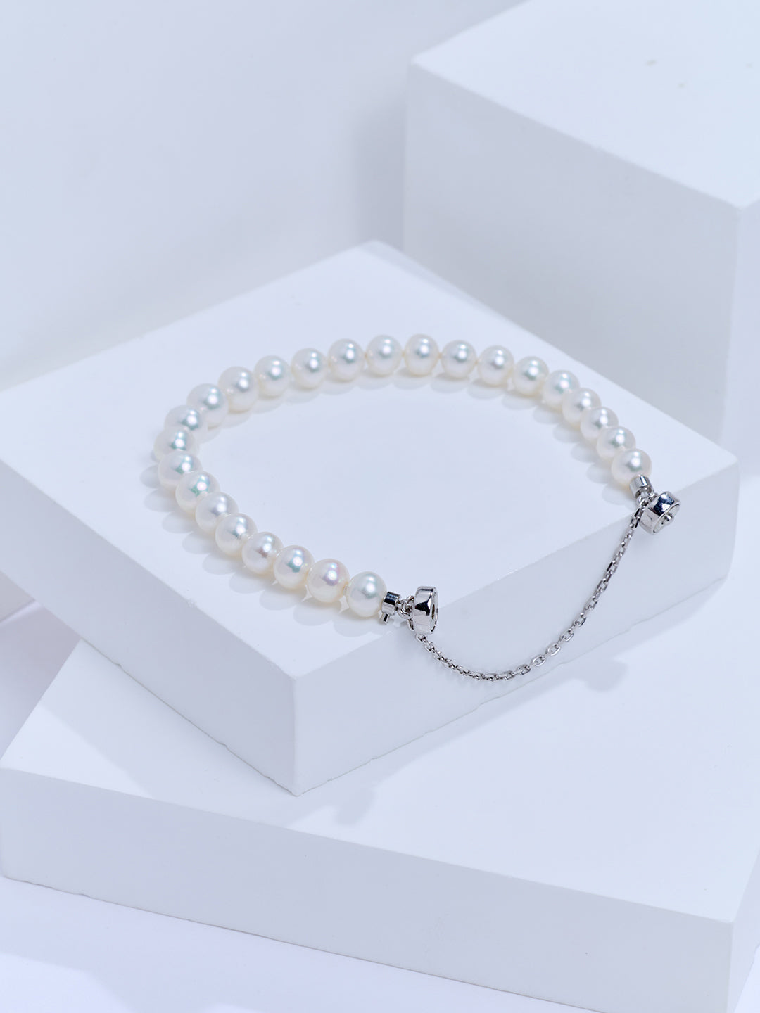 우아한 담수 진주 팔찌 WB00357