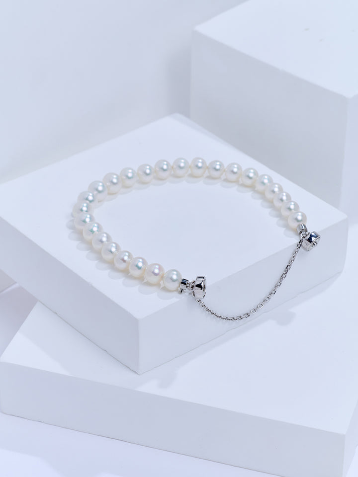 우아한 담수 진주 팔찌 WB00357