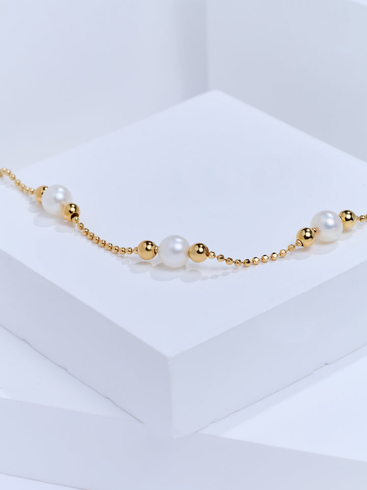 Pulsera de perlas de agua dulce de primera calidad WB00359 | BUBBLE