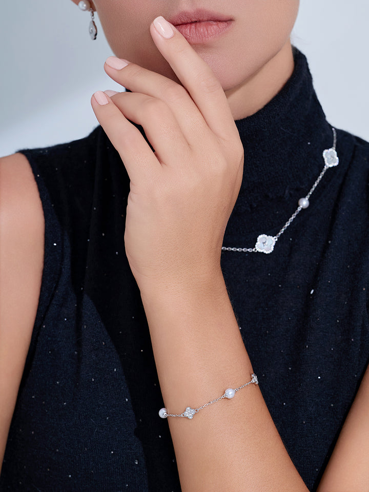 Elegant Freshwater Pearl Bracelet WB00362 | PERANAKAN