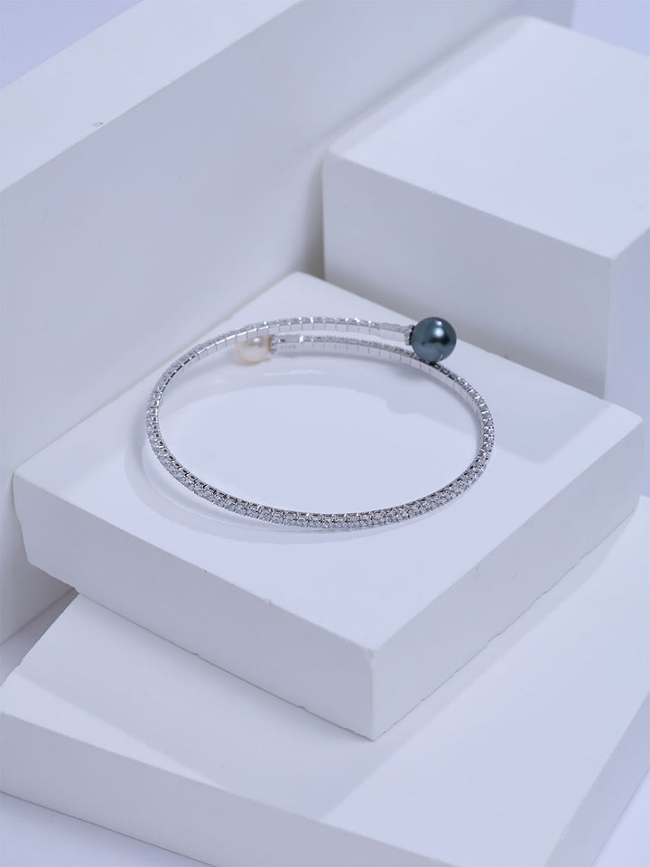 Top Grade Fresh Water and Tahitian Pearl Bracelet WB00372