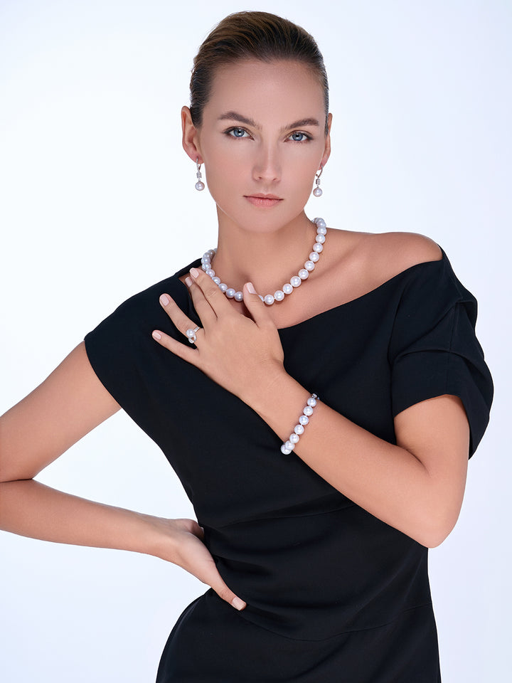 Collana con perla Edison in oro 18k KN00043