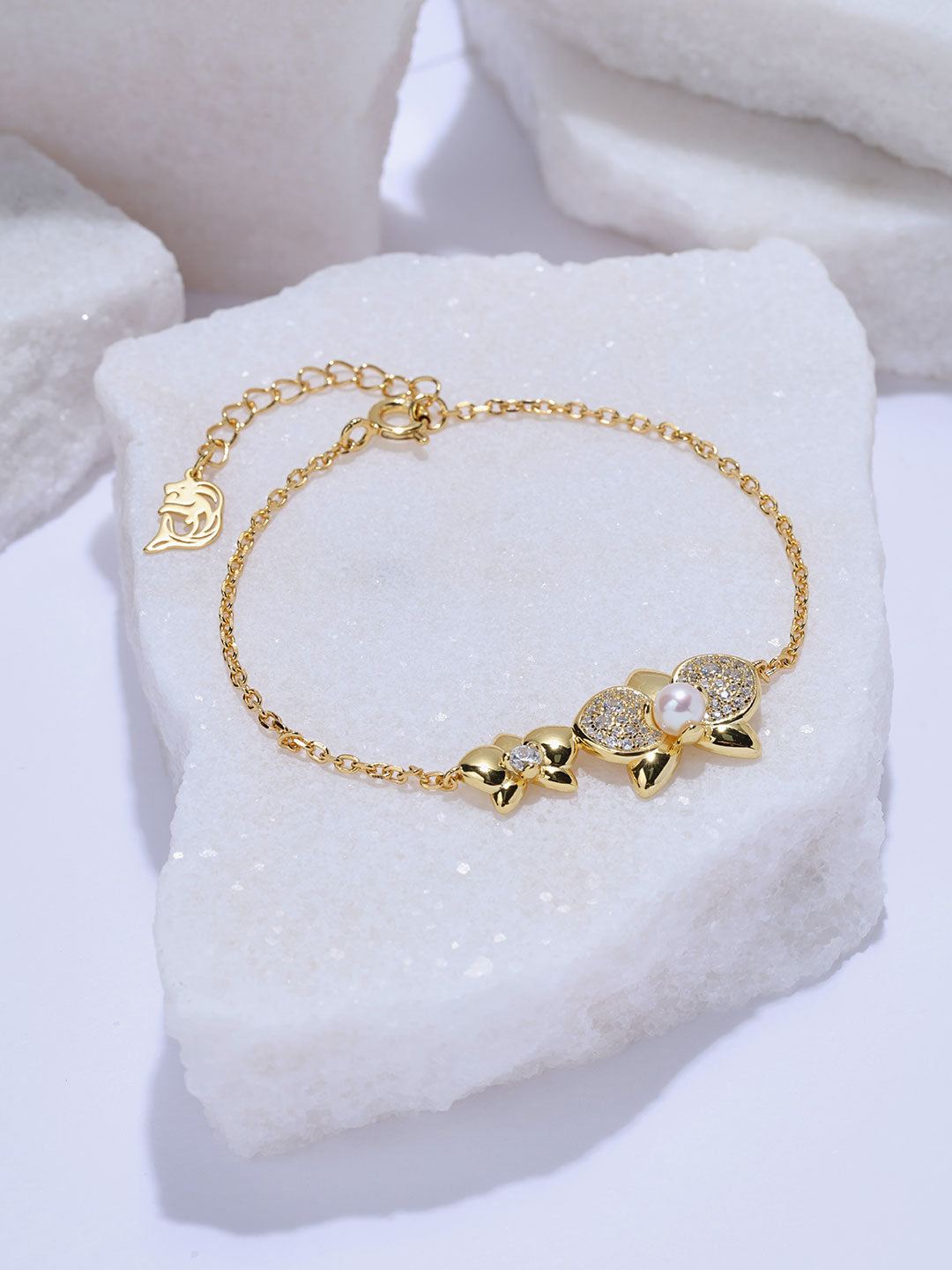 Bracelet en perles d’eau douce de qualité supérieure WB00378 | ORCHIDÉE