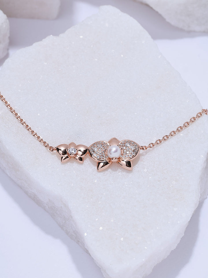 Pulsera de perlas de agua dulce de calidad superior WB00379 | ORCHID