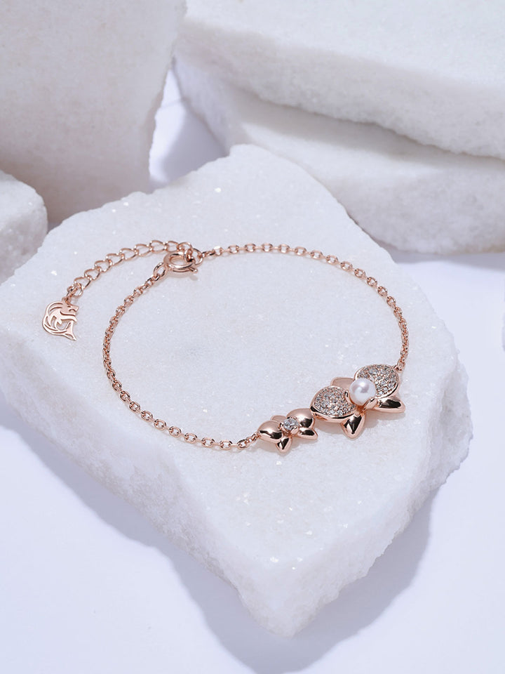 Pulsera de perlas de agua dulce de calidad superior WB00379 | ORCHID