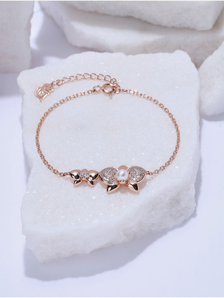 Pulsera de perlas de agua dulce de calidad superior WB00379 | ORCHID