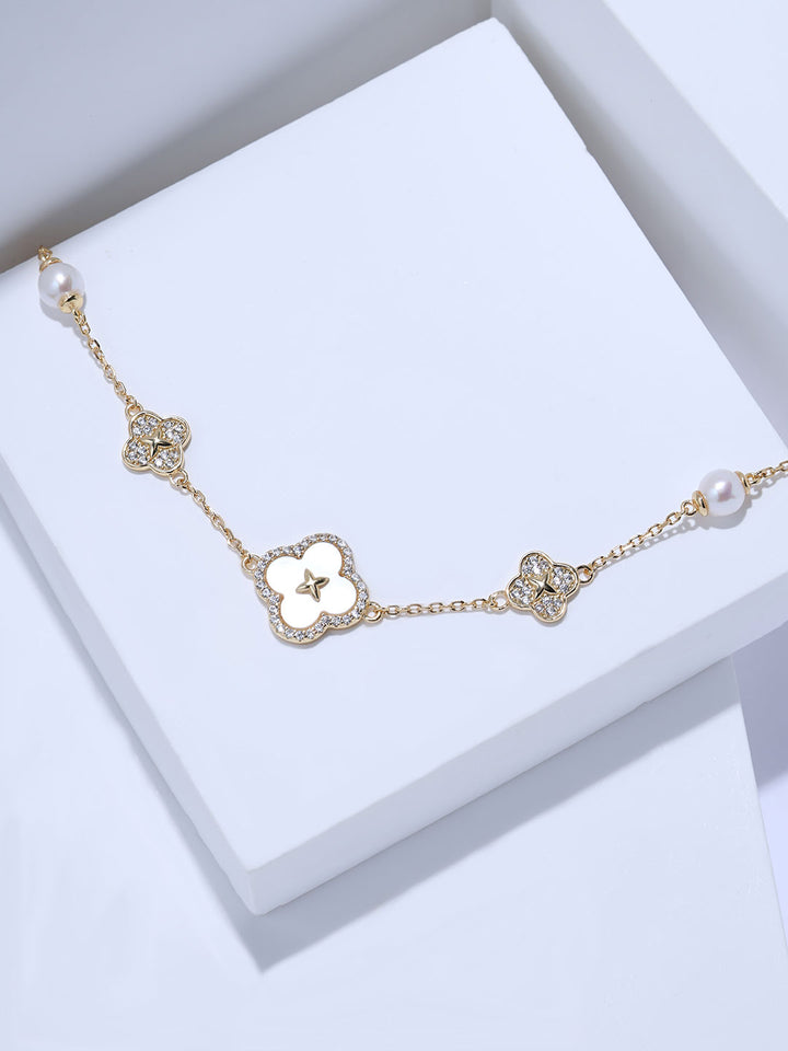 Elegant Freshwater Pearl Bracelet WB00380 | PERANAKAN