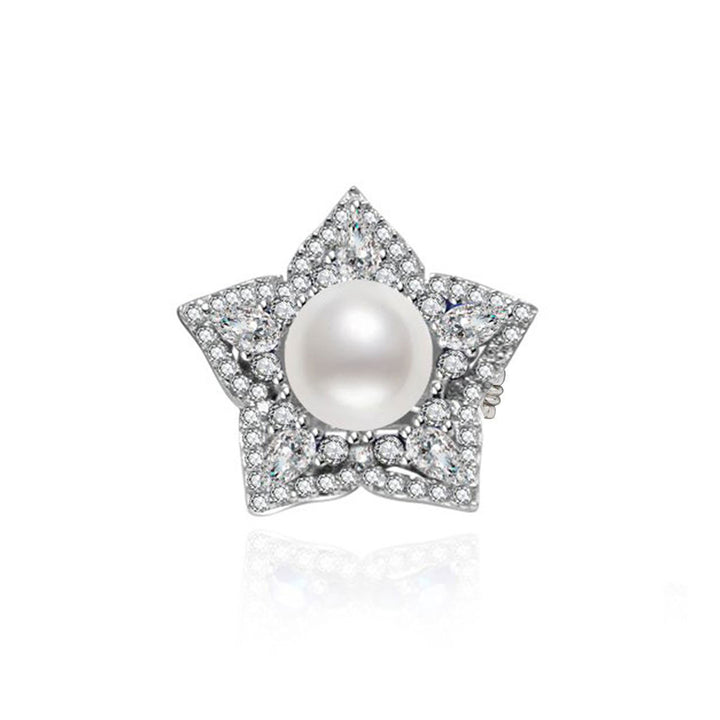 Broche Perle d'Eau Douce Ocean Star WC00009 | OCEAN STAR