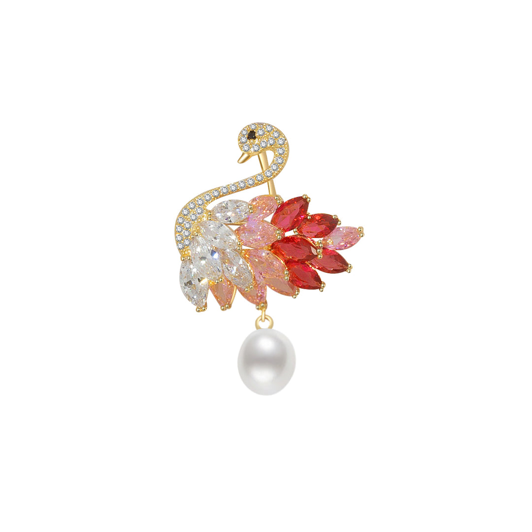 Passion for Life Freshwater Pearl Brooch WC00047 - PEARLY LUSTRE