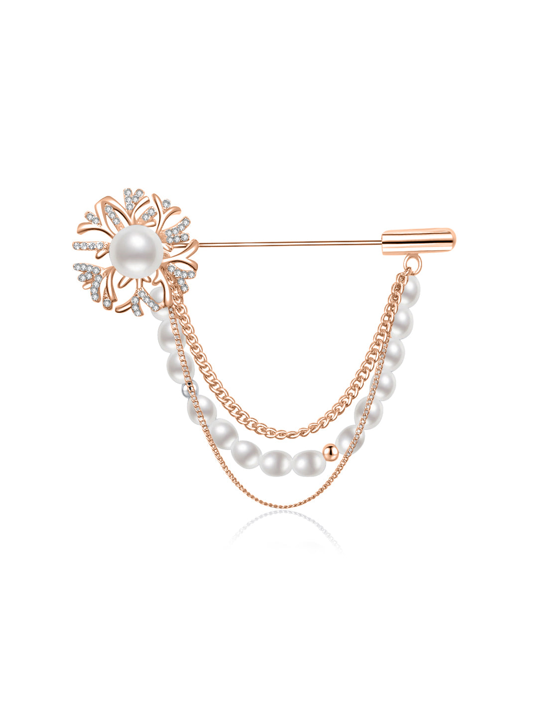 Elegant Freshwater Pearl Brooch WC00054 | GARDENS