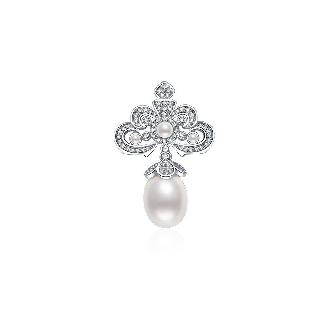Passion for Life Freshwater Pearl Brooch WC00057 - PEARLY LUSTRE