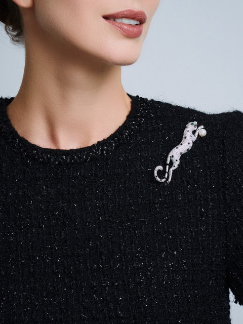 Broche en perles d&
