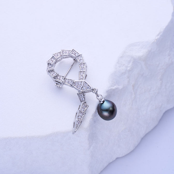 Tahitian Baroque Pearl Brooch WC00071 | SAFARI