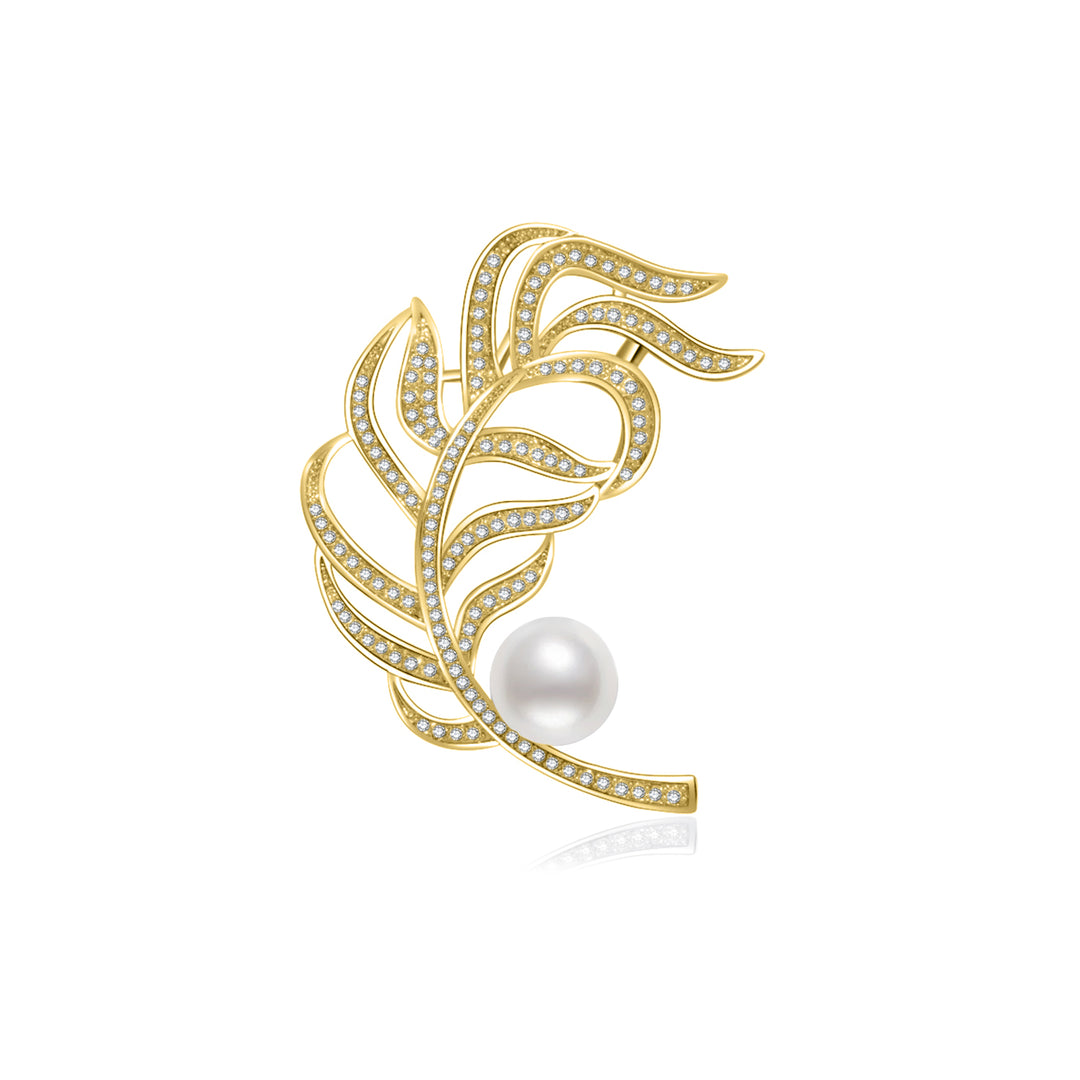 Top Lustre Freshwater Pearl Brooch WC00074