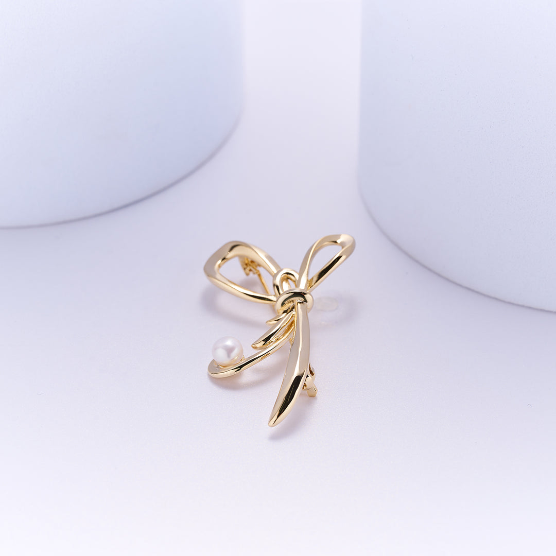 Passion for Life Freshwater Pearl Brooch WC00082 - PEARLY LUSTRE