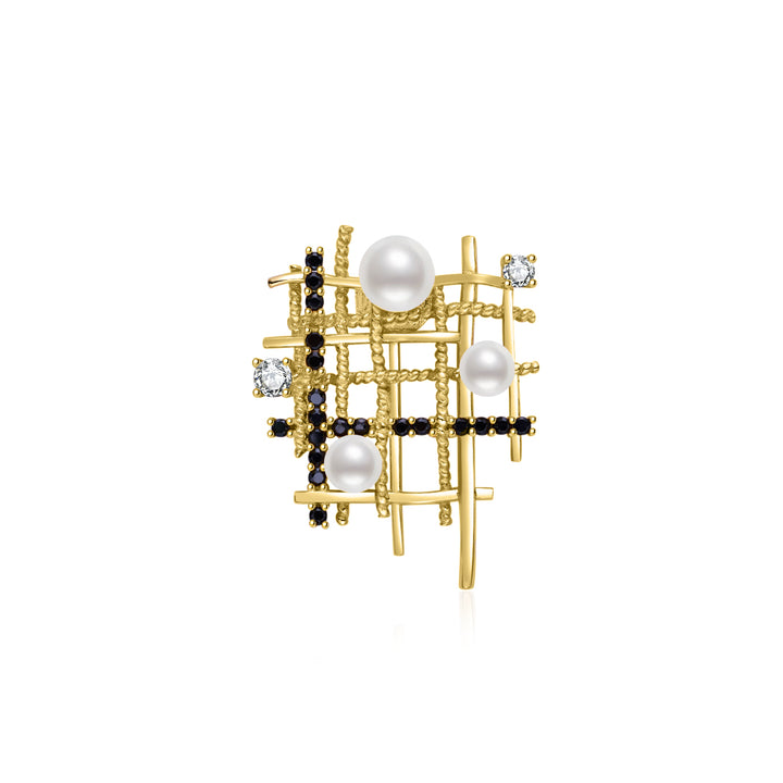 최고급 담수 진주 브로치 WC00084 | TWEED