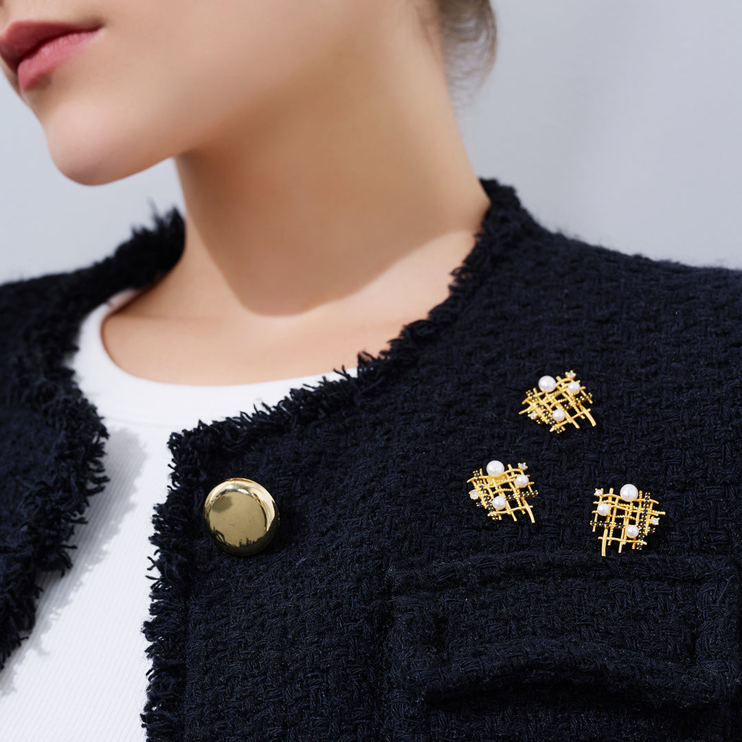 Top Grade Freshwater Pearl Brooch WC00084 | TWEED
