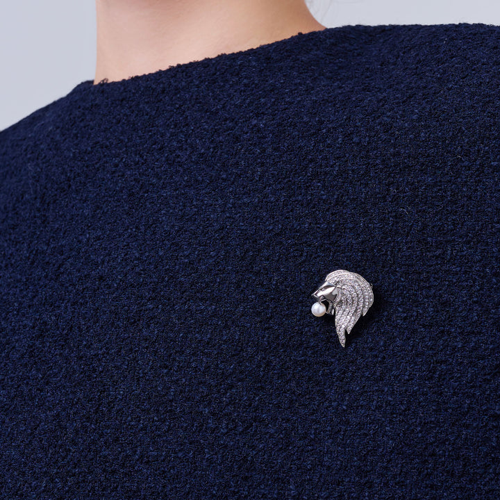 دبوس لؤلؤ مياه عذبة عالي الجودة WC00089 | MERLION