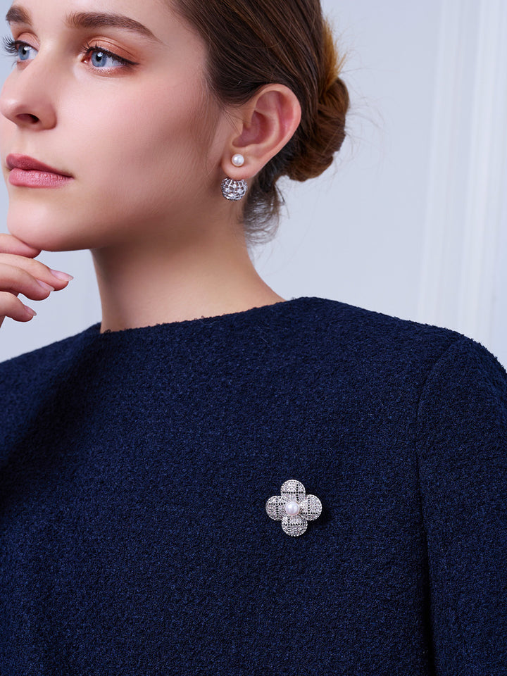 Top Grade Freshwater Pearl Brooch WC00090 | TWEED