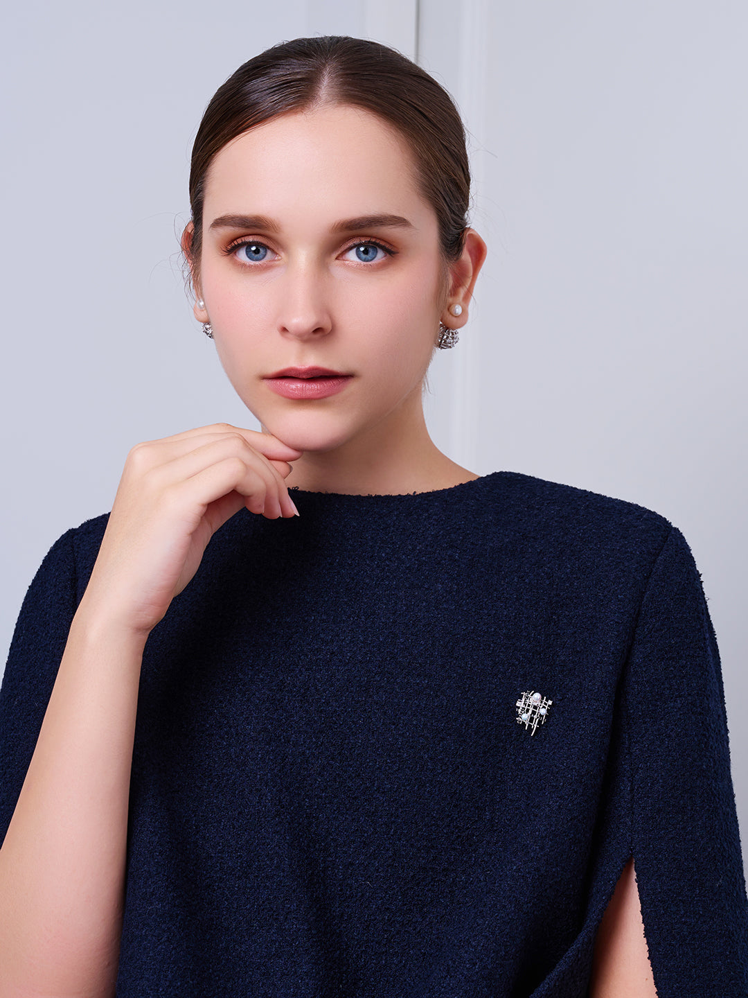 トップグレード淡水パールブローチ WC00095 | TWEED