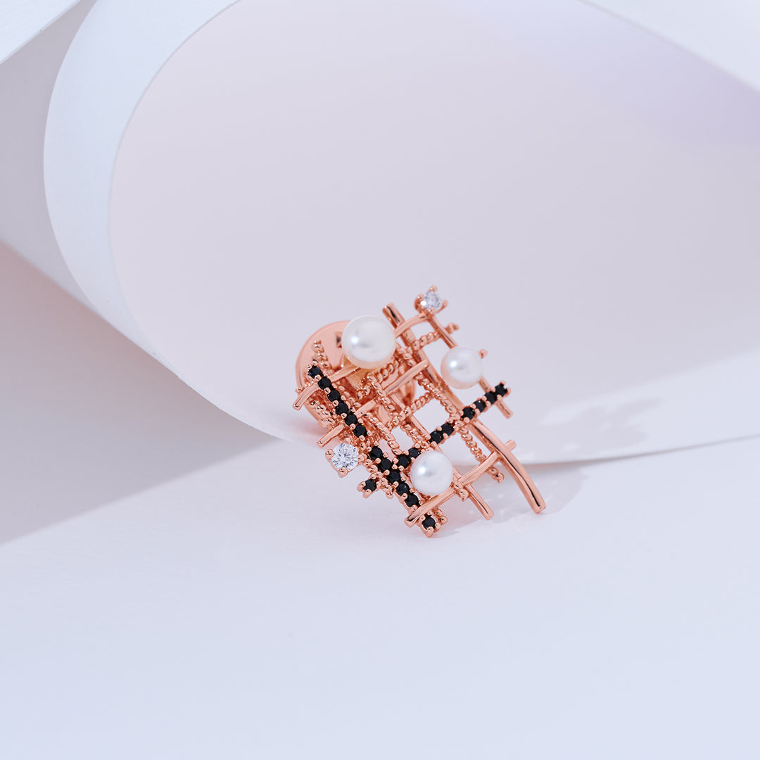 Spilla con Perla d'Acqua Dolce di Prima Qualità WC00096 | TWEED