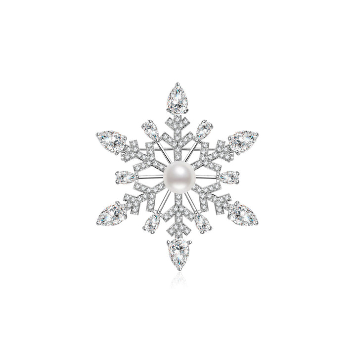 Elegant Freshwater Pearl Brooch WC00097