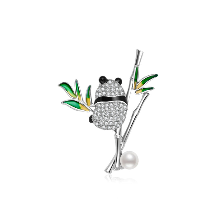 Broche de perla de agua dulce de primera calidad WC00098 | PANDA