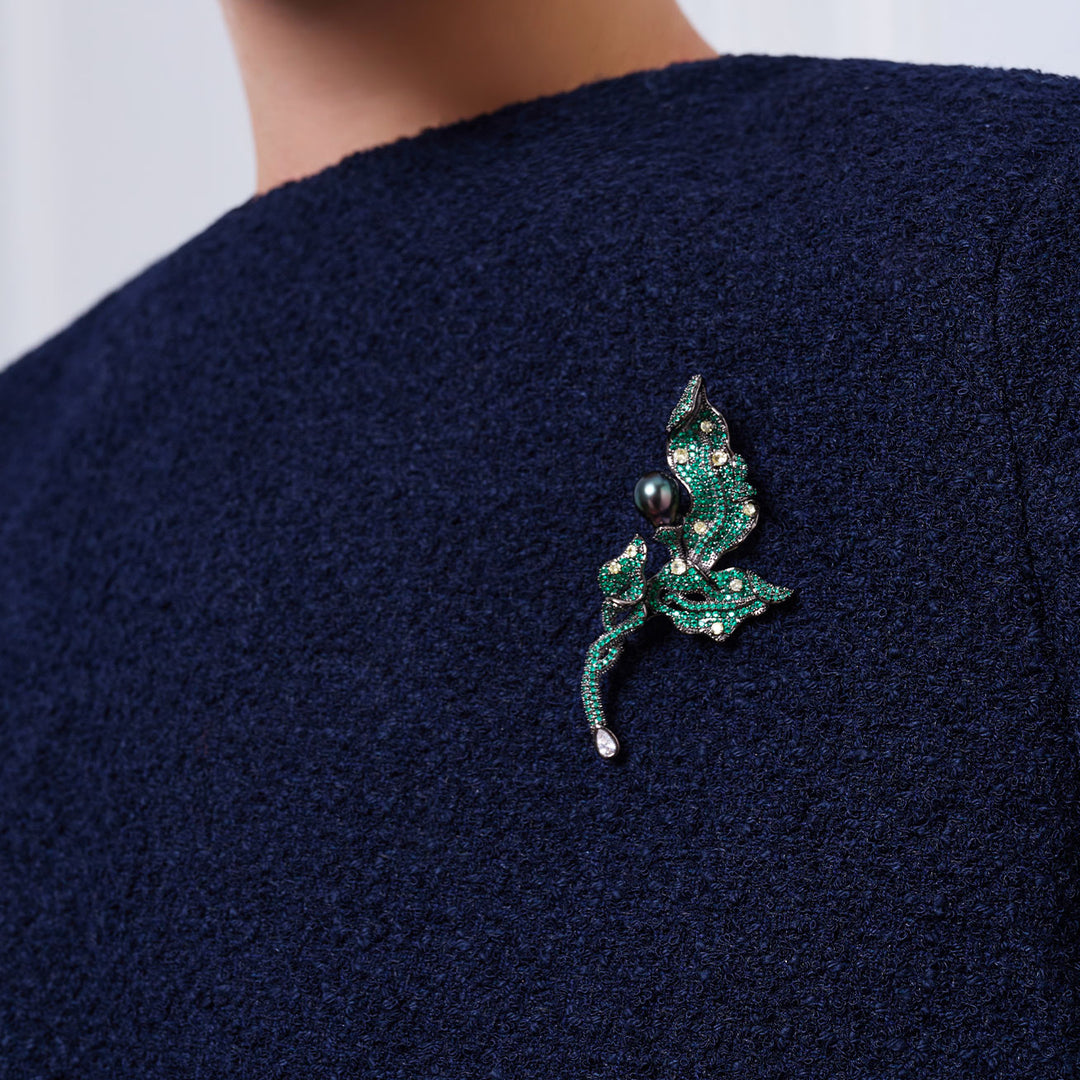 Tahitian Barockperlen-Brosche WC00099