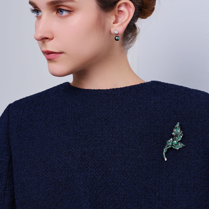 Tahitian Barockperlen-Brosche WC00099