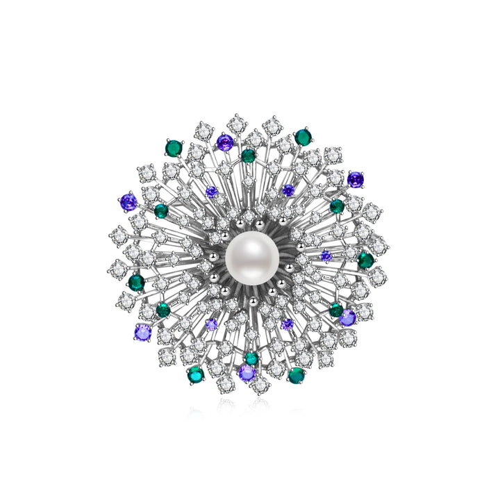 우아한 담수 진주 브로치 WC00115