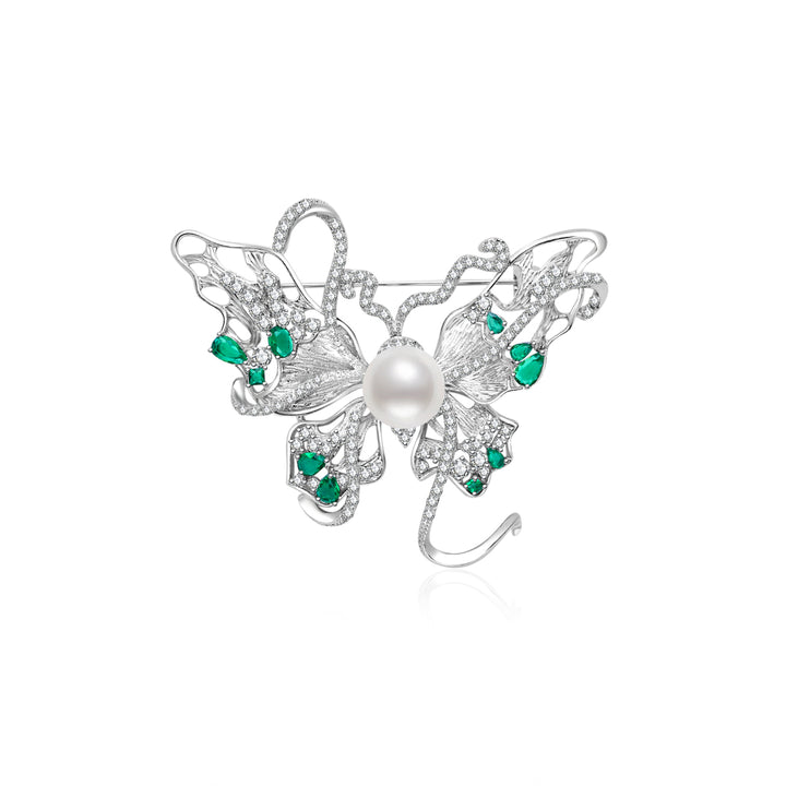 Elegant Freshwater Pearl Brooch WC00118