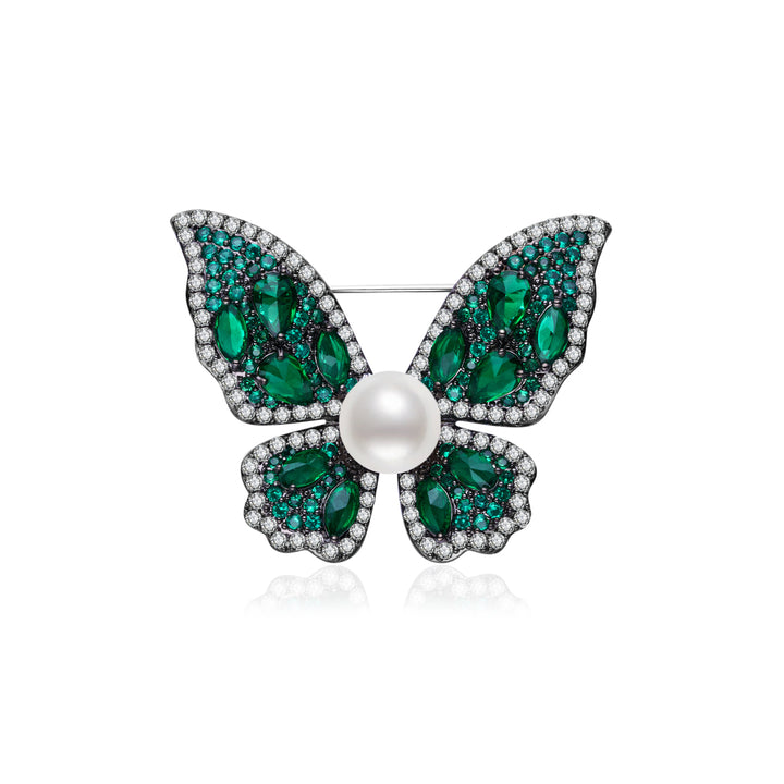 エレガントな淡水パールブローチ WC00120 | BUTTERFLY