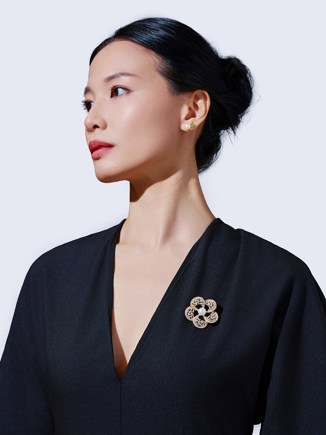 Peniti Mutiara Air Tawar Elegan WC00128