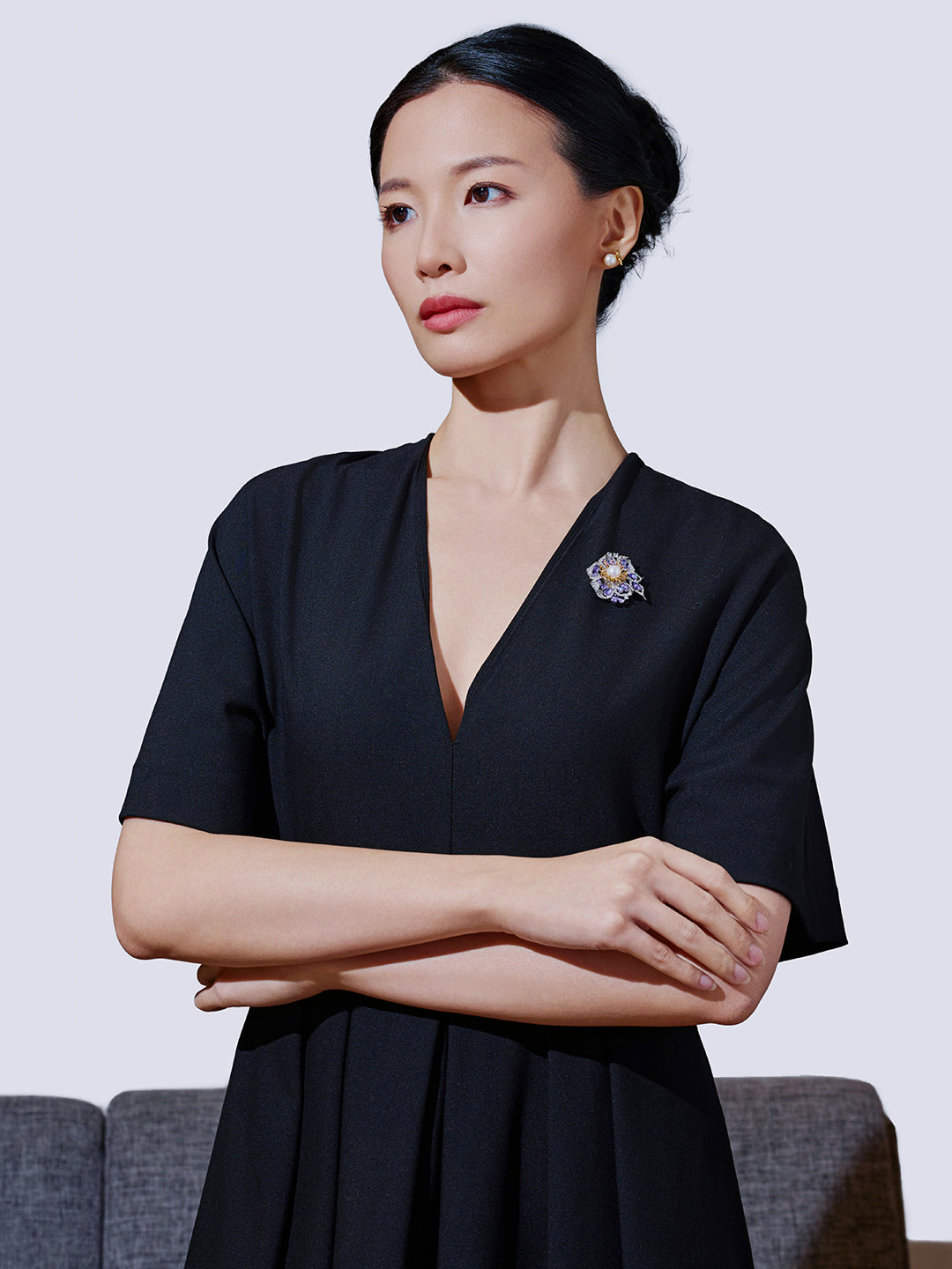 Top Grade Freshwater Pearl Brooch WC00129