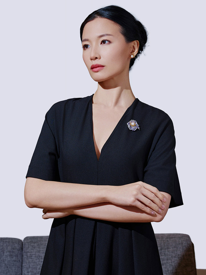 Top Grade Freshwater Pearl Brooch WC00129